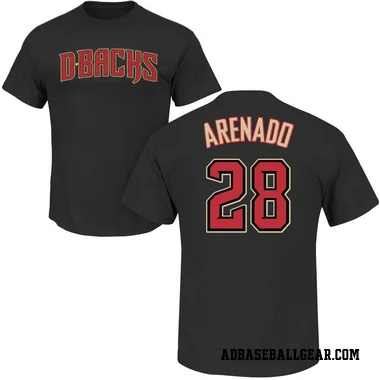 Black Men's Nolan Arenado Arizona Diamondbacks Roster T-Shirt -