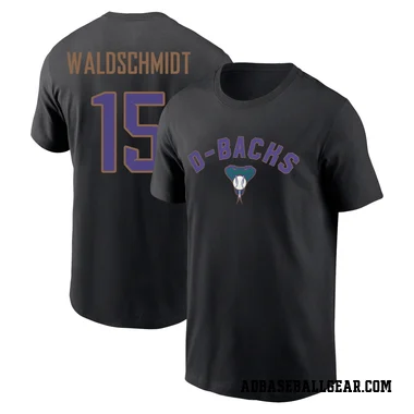Black Men's Ryan Waldschmidt Arizona Diamondbacks Cooperstown Winning Streak T-Shirt