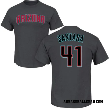 Charcoal Men's Carlos Santana Arizona Diamondbacks Roster T-Shirt -