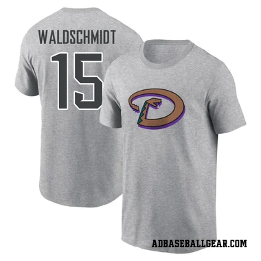 Men's Ryan Waldschmidt Arizona Diamondbacks Ash Cooperstown Collection Forbes T-Shirt